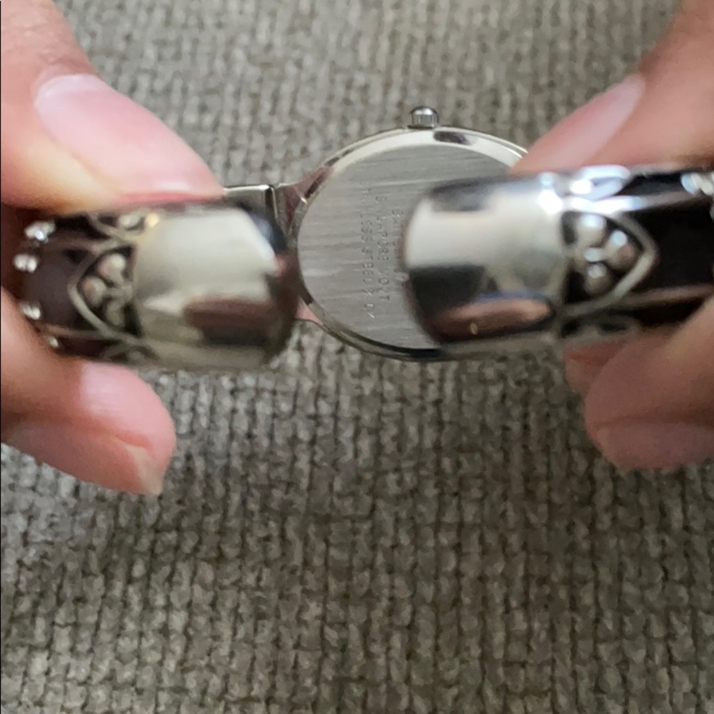 Black and silver cuff watch. - Picture 3 of 3